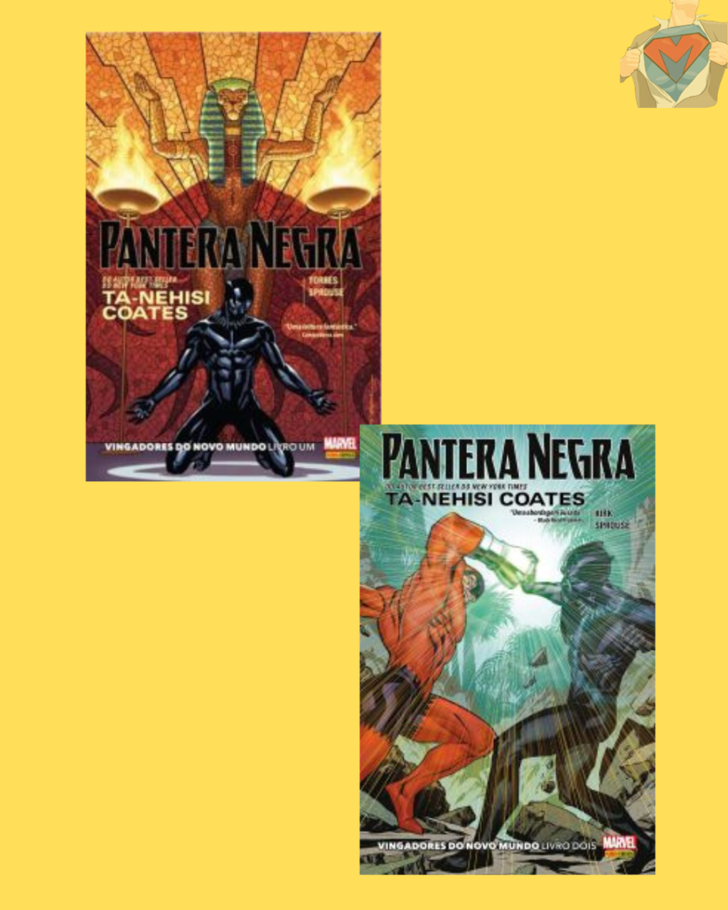 Pantera Negra: Vingadores do Novo Mundo – Livro Um e Livro Dois ( Capa Dura )