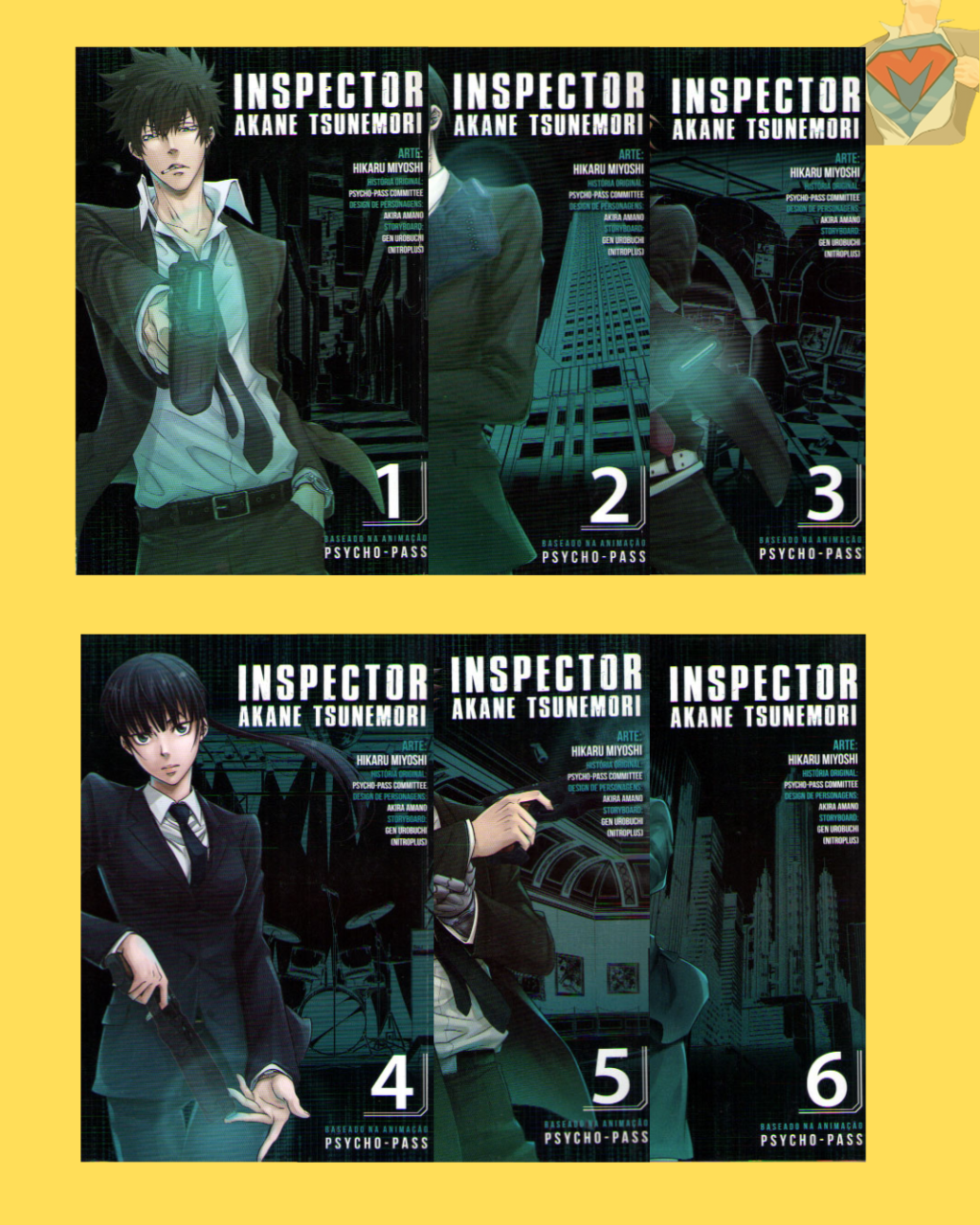 Inspector Akane Tsunemori Vol. 01 ao Vol. 06 ( Completa )