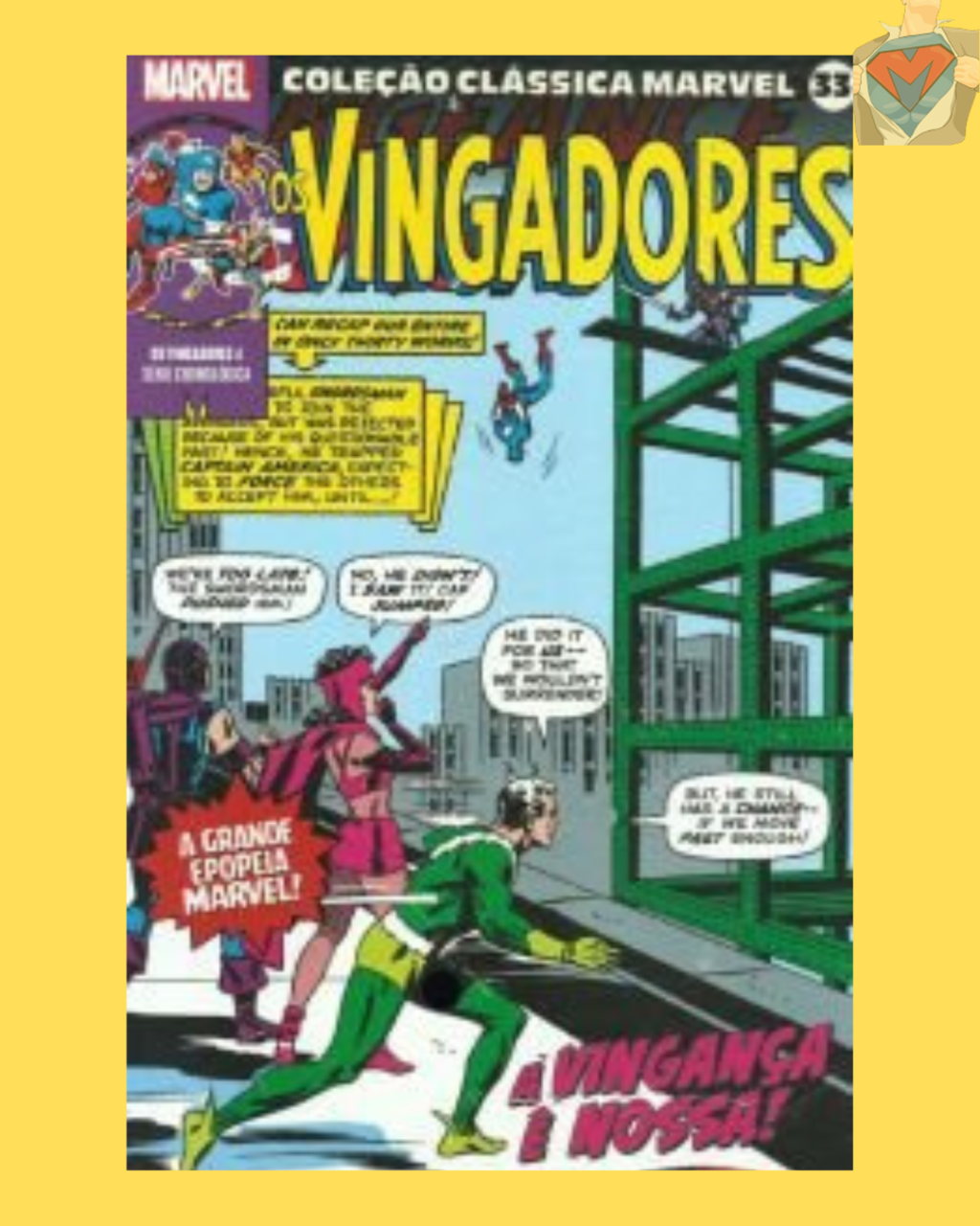 Coleção Clássica Marvel Vol. 33 - Os Vingadores Nº 04
