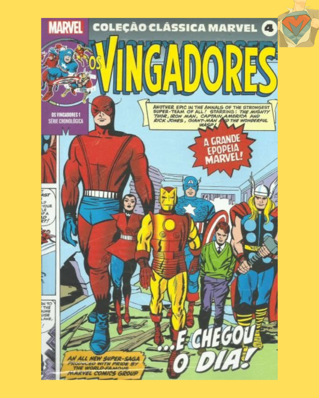 Coleção Clássica Marvel Vol. 04 - Vingadores Vol. 01