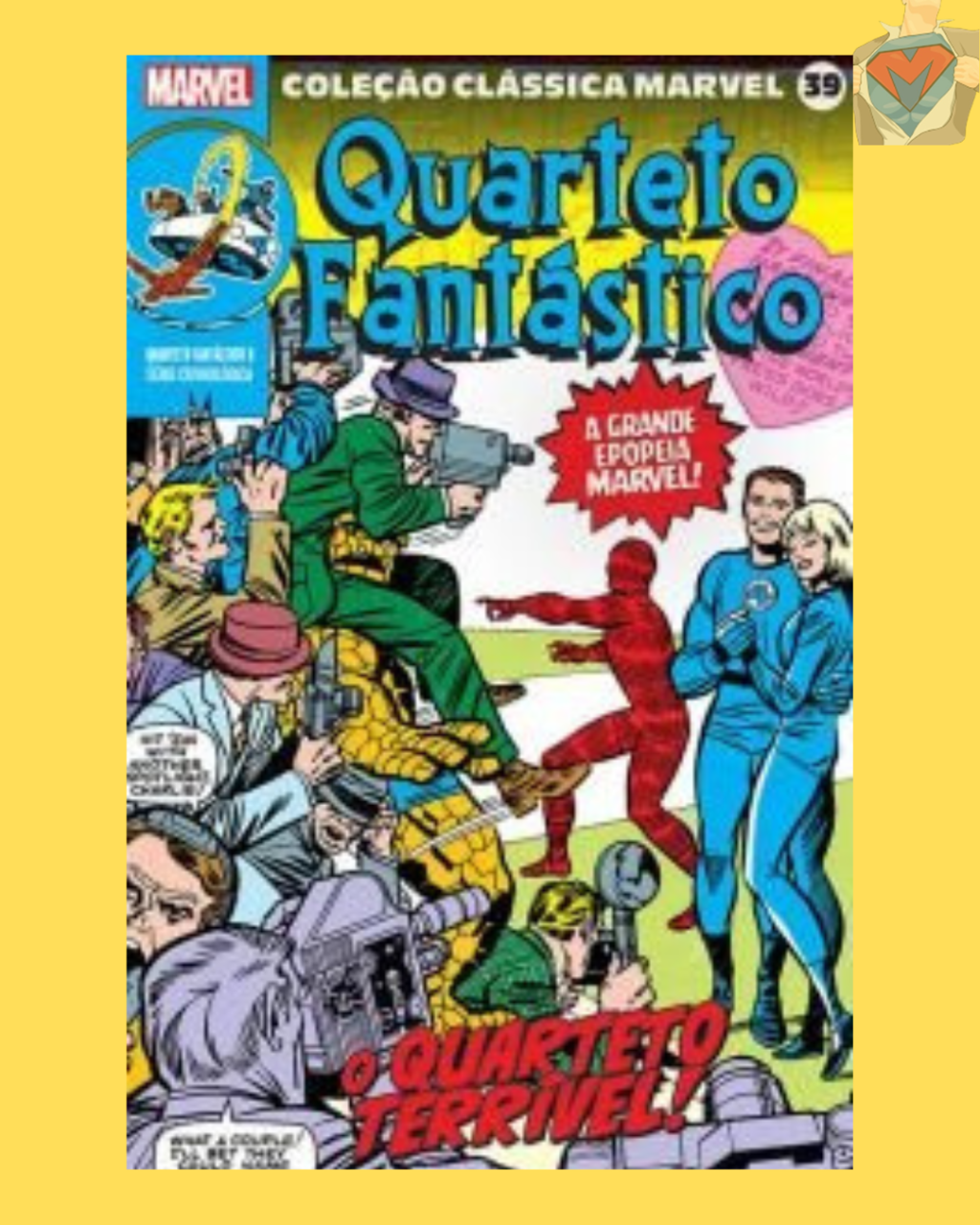 Coleção Clássica Marvel Vol. 39 - Quarteto Fantástico Nº 08