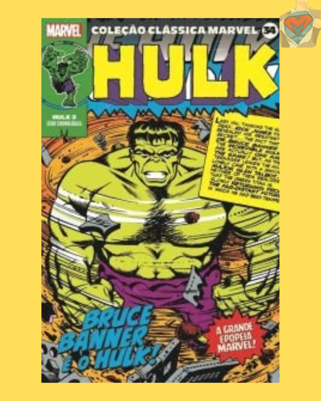 Coleção Clássica Marvel Vol. 34 - Hulk Nº 03