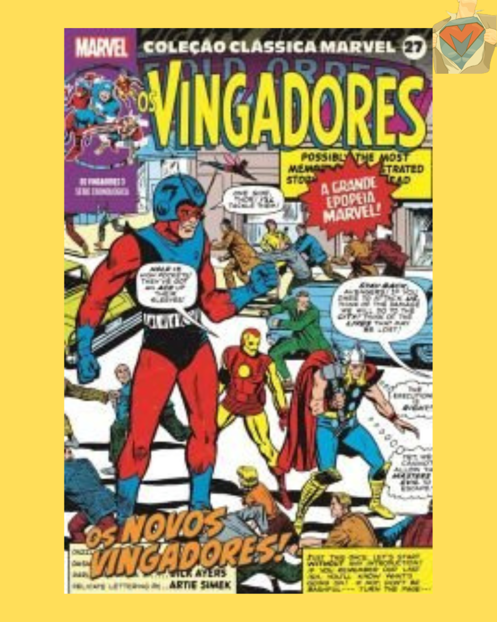 Coleção Clássica Marvel Vol. 27 - Vingadores Nº 03