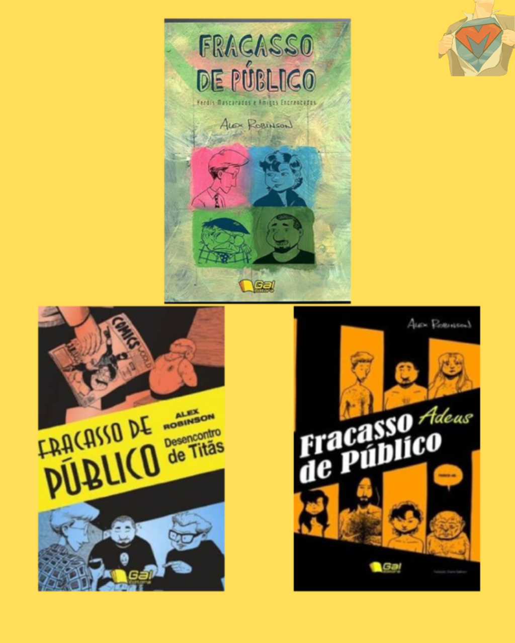 Fracasso de Público Vol. 01 ao Vol. 03 ( Completa )