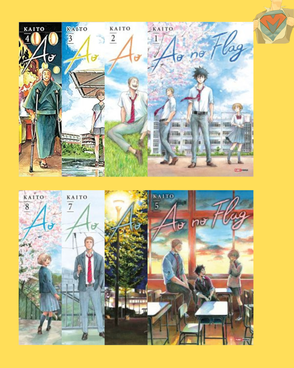 Ao no Flag Nº 01 ao Nº 08 ( Kaito ) ( Completa )