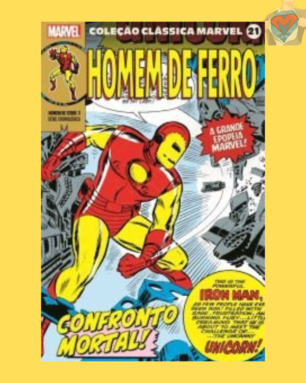 Coleção Clássica Marvel Vol. 21 - Homem de Ferro Vol. 03