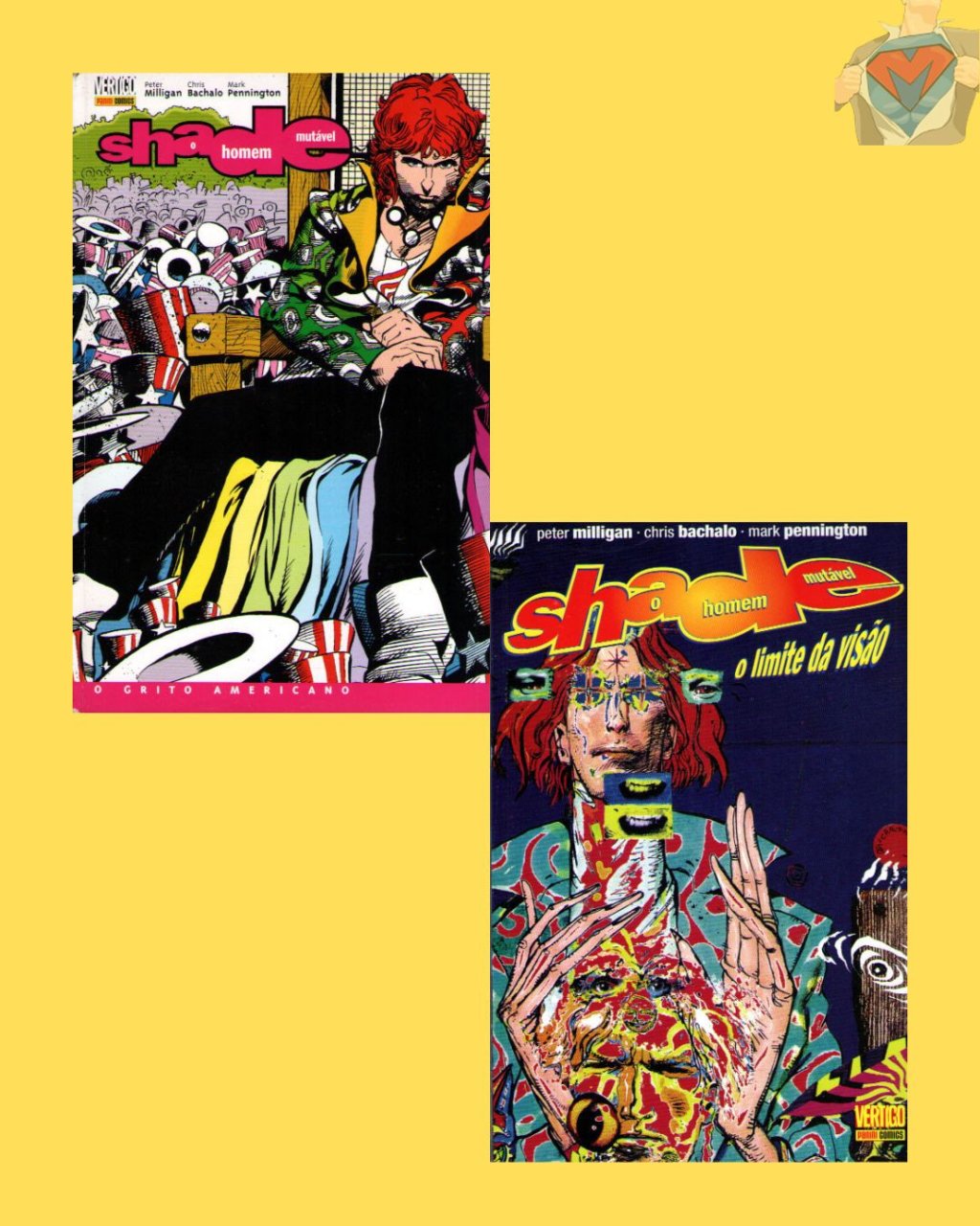 Shade: O Homem Mutável Vol. 01 e Vol. 02