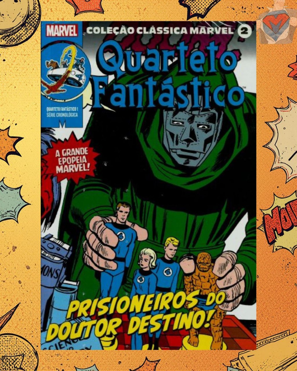 Coleção Clássica Marvel Vol.02 - Quarteto Fantástico Vol.01