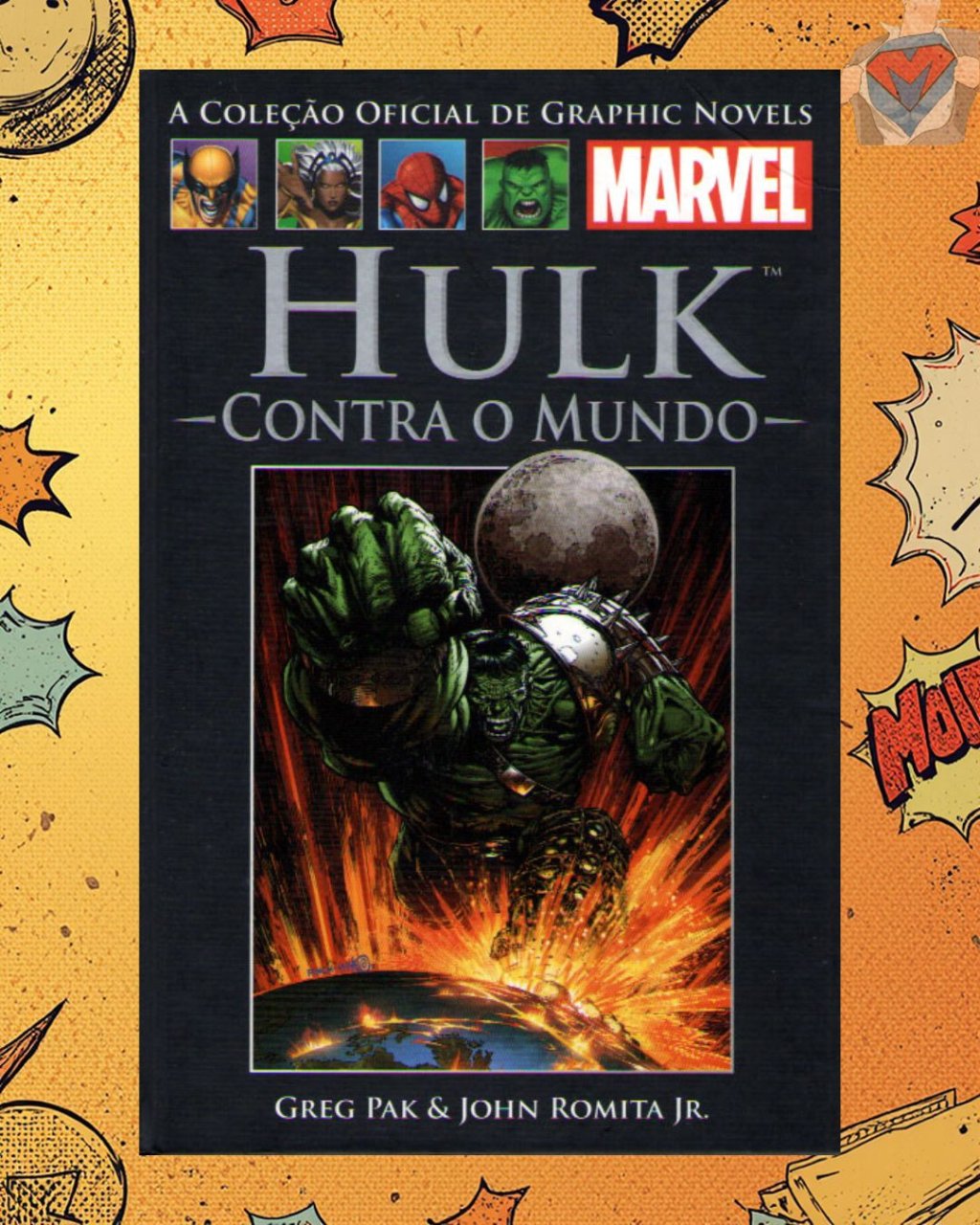 A Coleção Oficial de Graphic Novels Marvel Vol. 56 - Hulk Contra o Mundo ( Capa Dura )