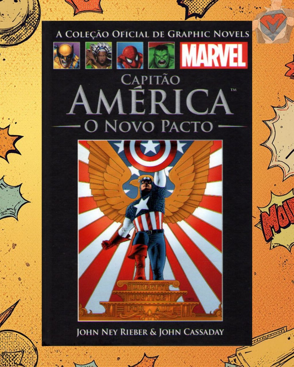 A Coleção Oficial de Graphic Novels Marvel Vol. 27 - Capitão América: O Novo Pacto ( Capa Dura )