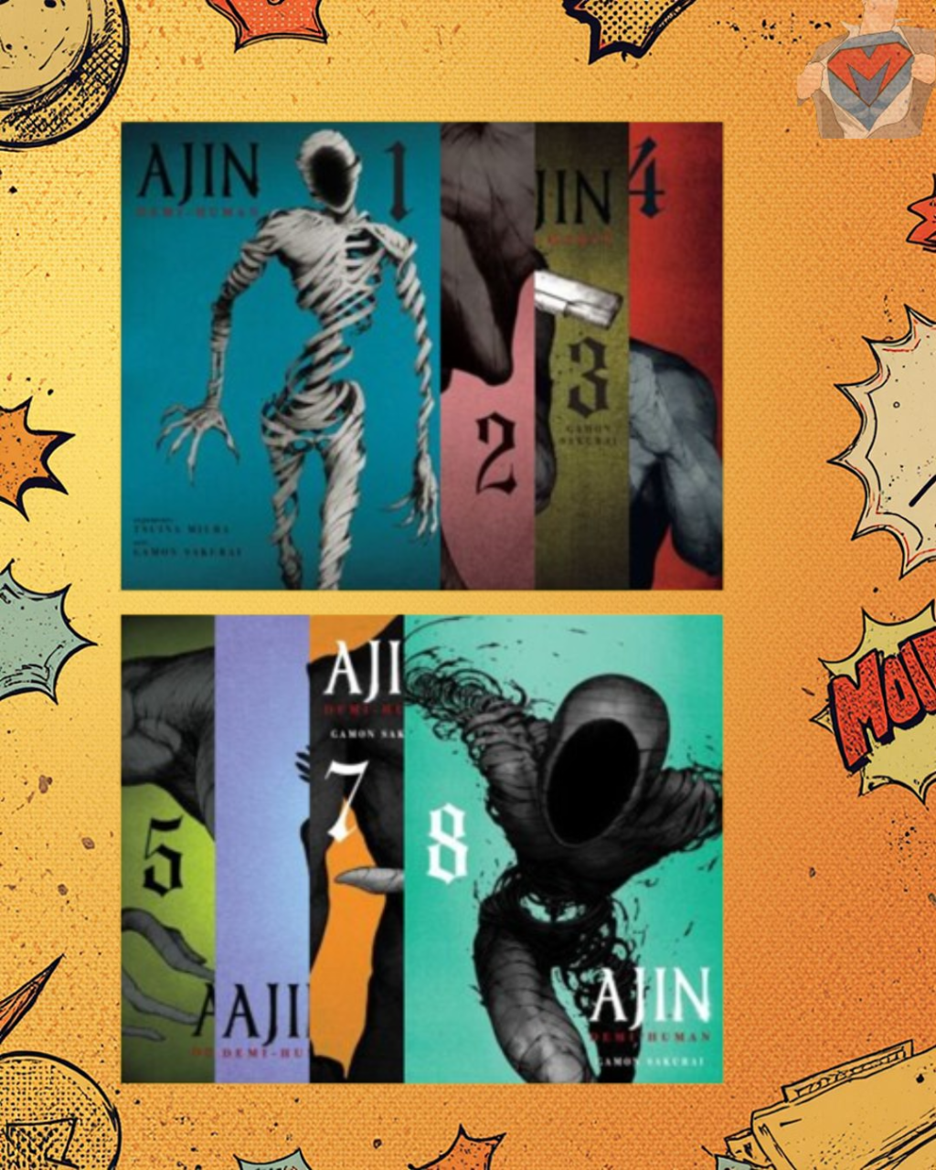 Ajin Vol. 01 ao Vol. 08