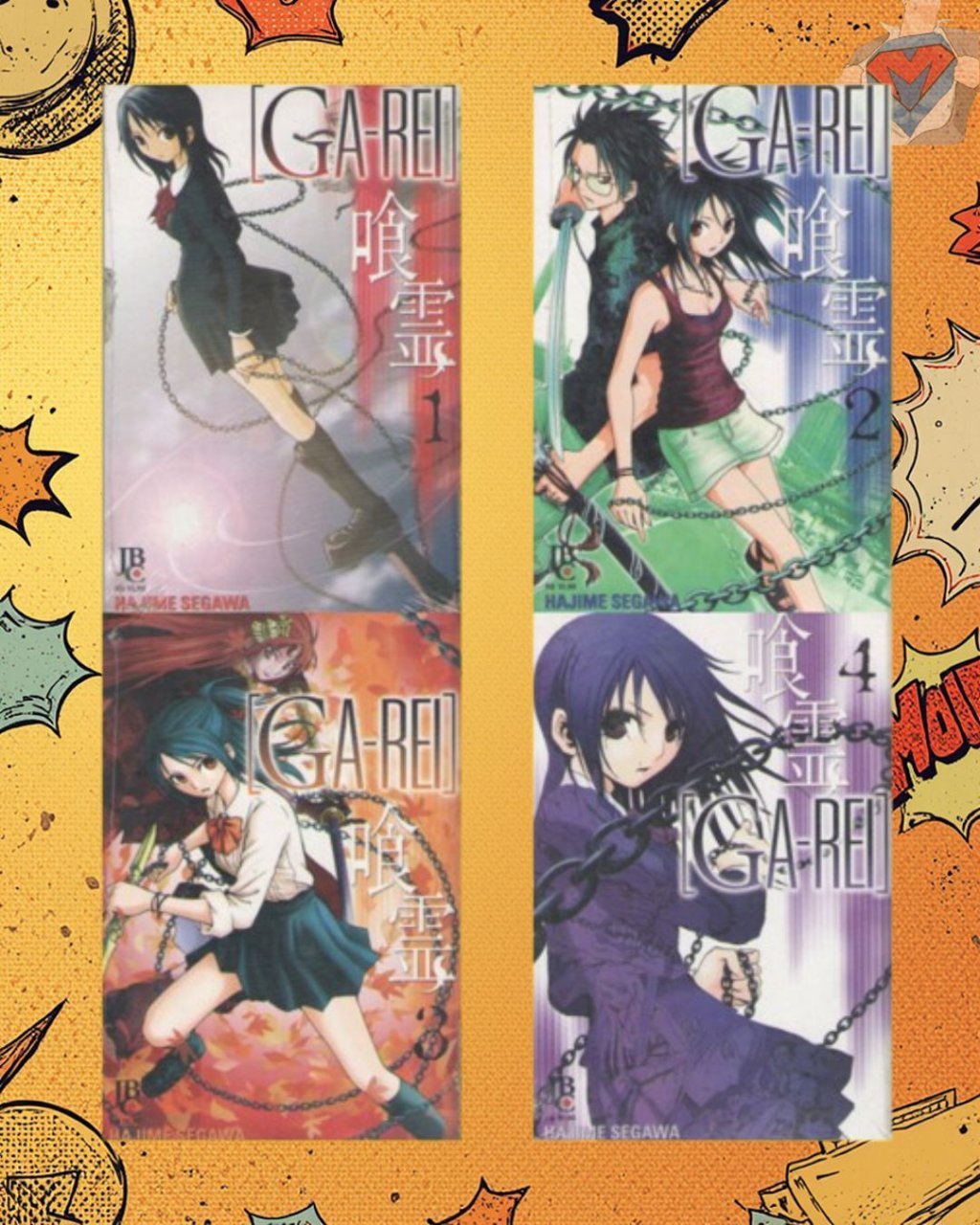 Ga-Rei ( Hajime Segawa) Volume 01 ao Volume 12
