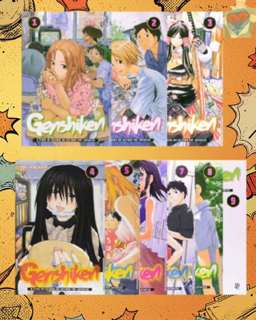 Genshiken Vol. 01 ao Vol. 09 ( Completa )