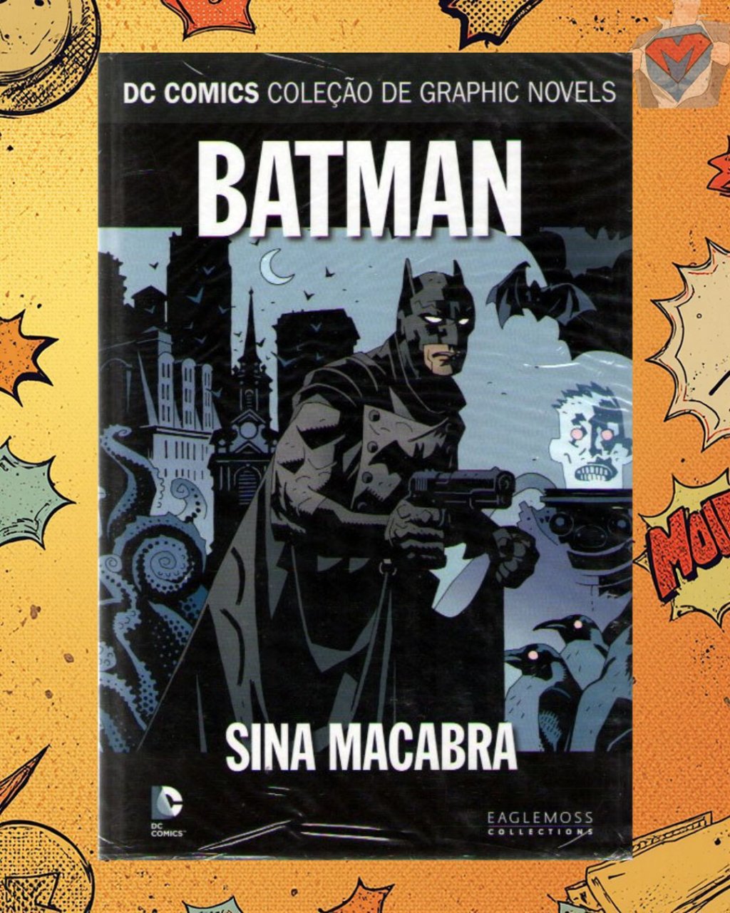 DC Comics Coleção de Graphic Novels Vol. 42 Batman Sina Macabra ( Capa Dura )