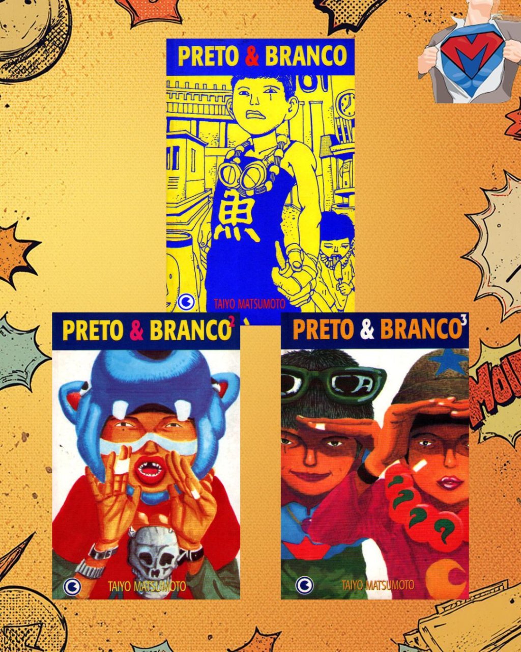 Preto e Branco Vol. 01 ao Vol. 03 ( Completo )