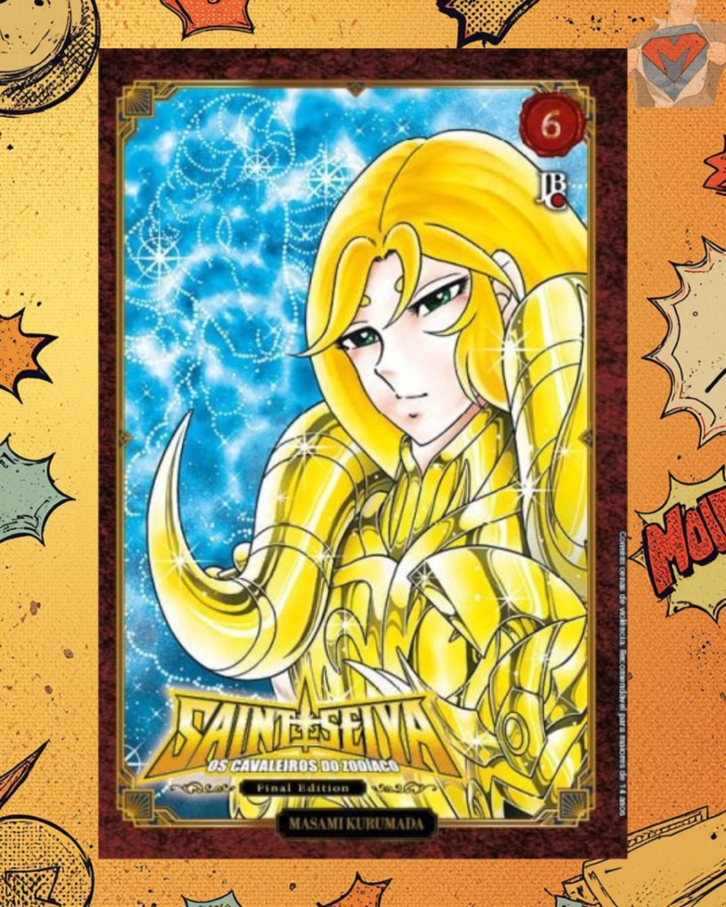 Os Cavaleiros do Zodíaco - Saint Seiya - Final Edition Nº 06 ( Masami Kurumada )