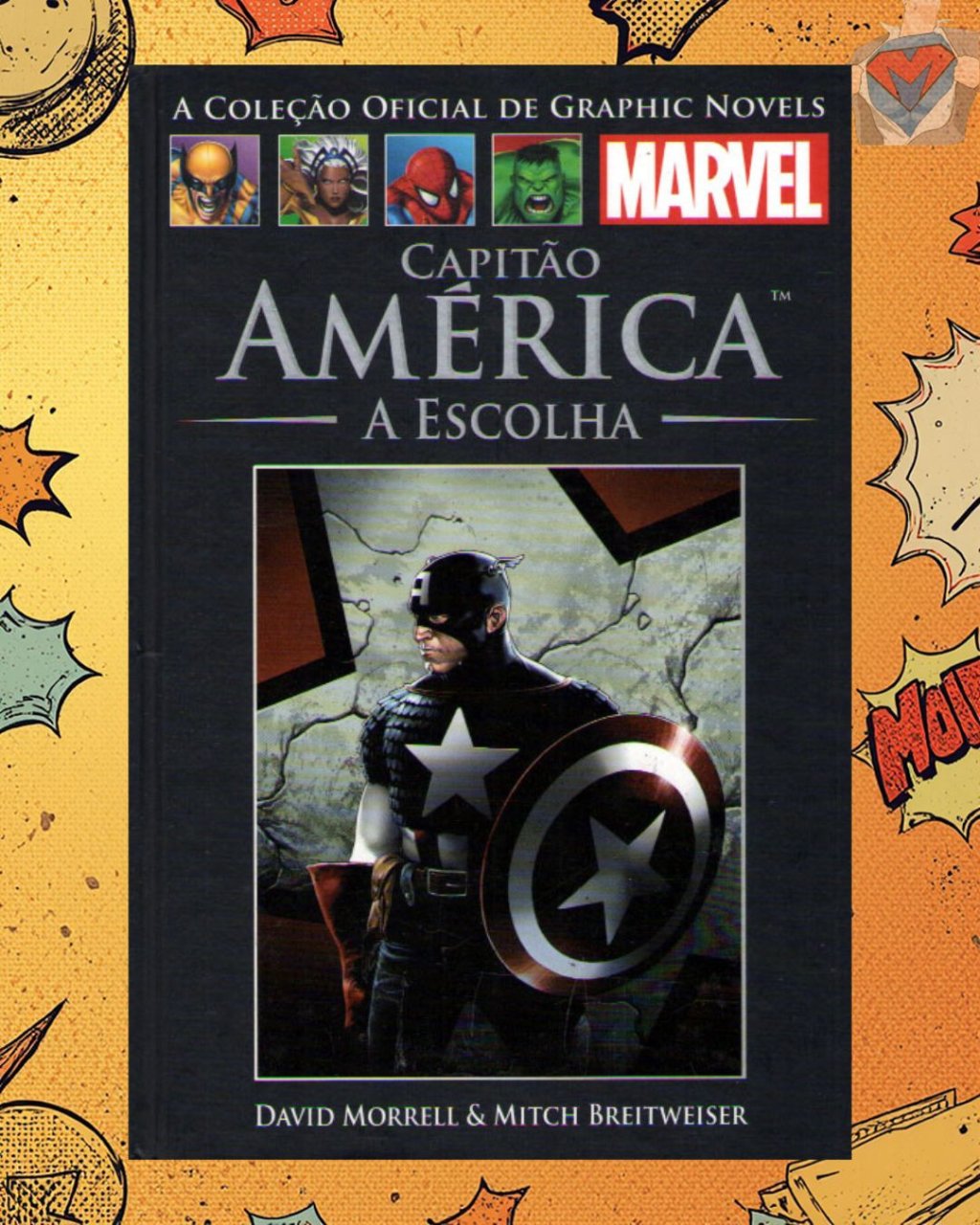 A Coleção Oficial de Graphic Novels Marvel Vol. 55 - Capitão América A Escolha ( Capa Dura )