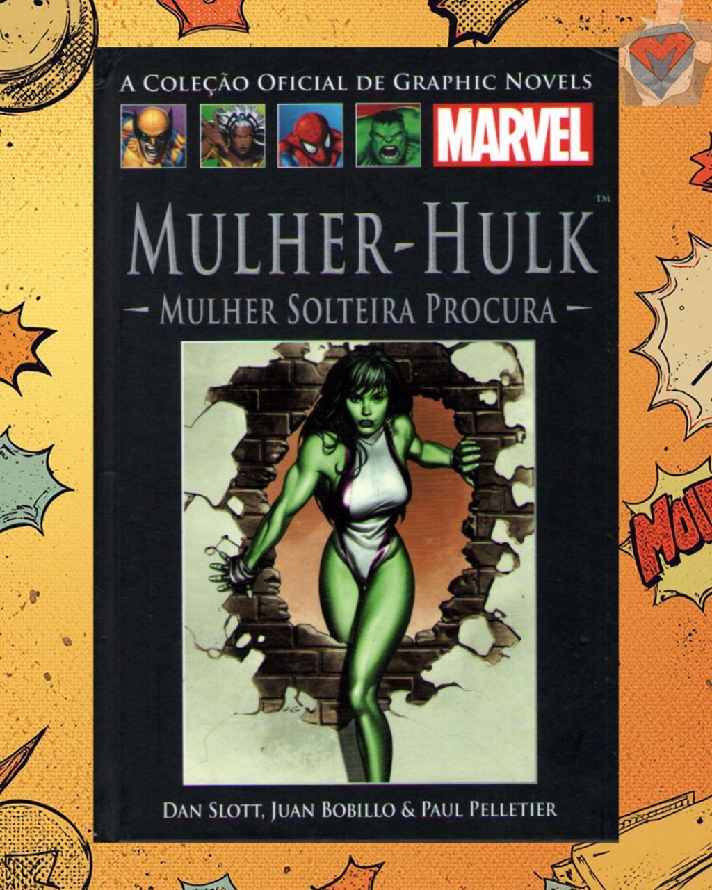 A Coleção Oficial de Graphic Novels Marvel Vol. 35 - Mulher Hulk - Mulher Solteira Procura ( Capa Dura )