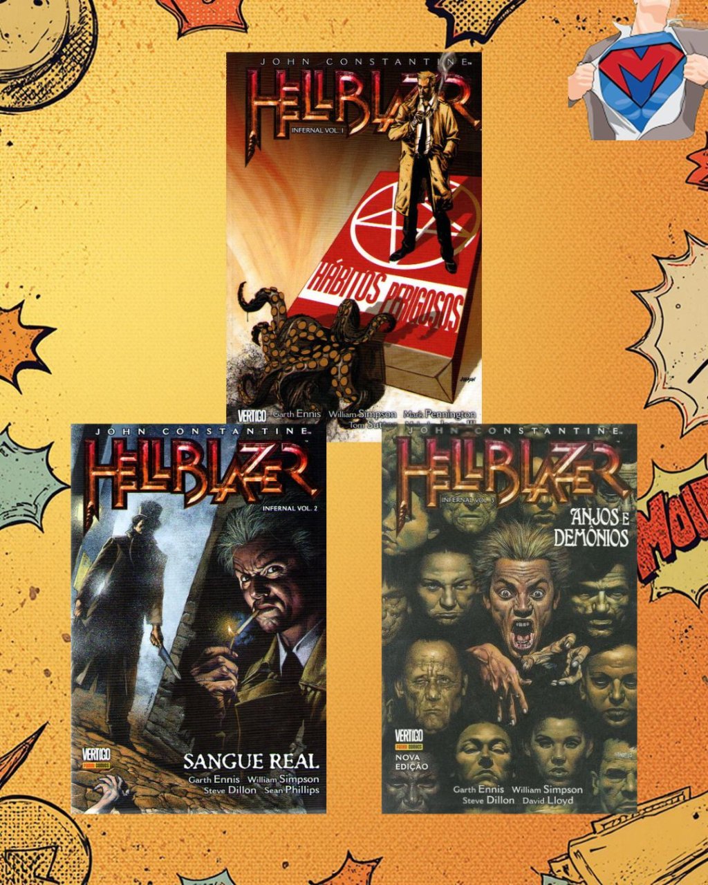 John Constantine, Hellblazer - Infernal Vol. 01 ao Vol. 03