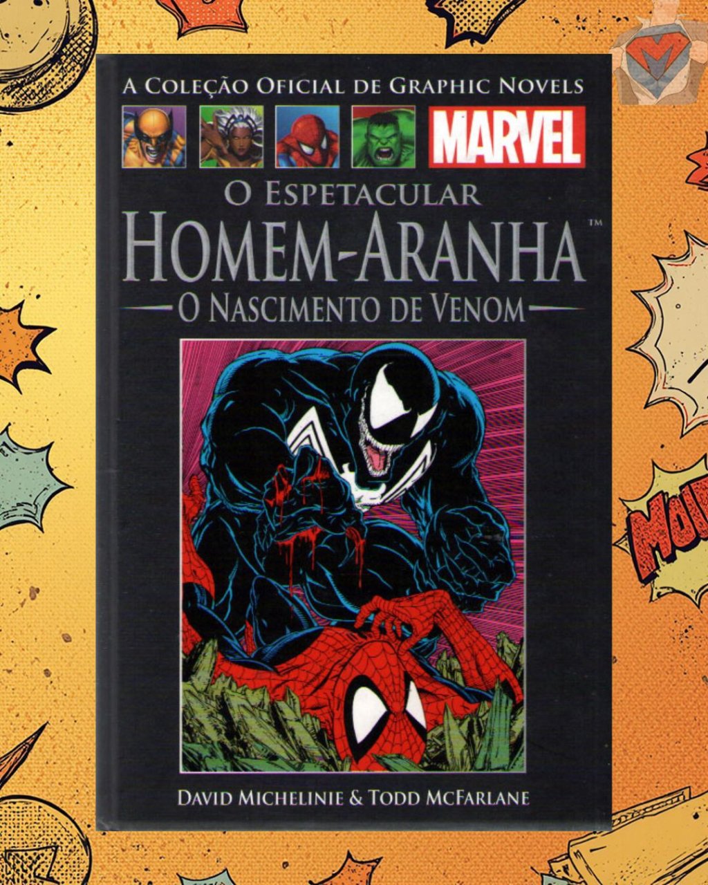 A Coleção Oficial de Graphic Novels Marvel Vol. 10 - O Espetacular Homem Aranha - O Nascimento de Venom
