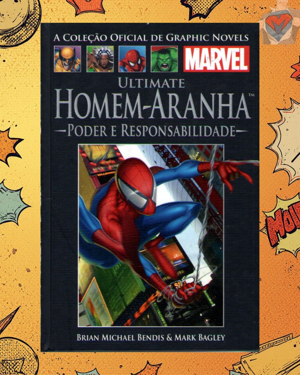 A Coleção Oficial de Graphic Novels Marvel Vol. 20 - Ultimate Homem Aranha : Poder e Responsabilidade ( Capa Dura )