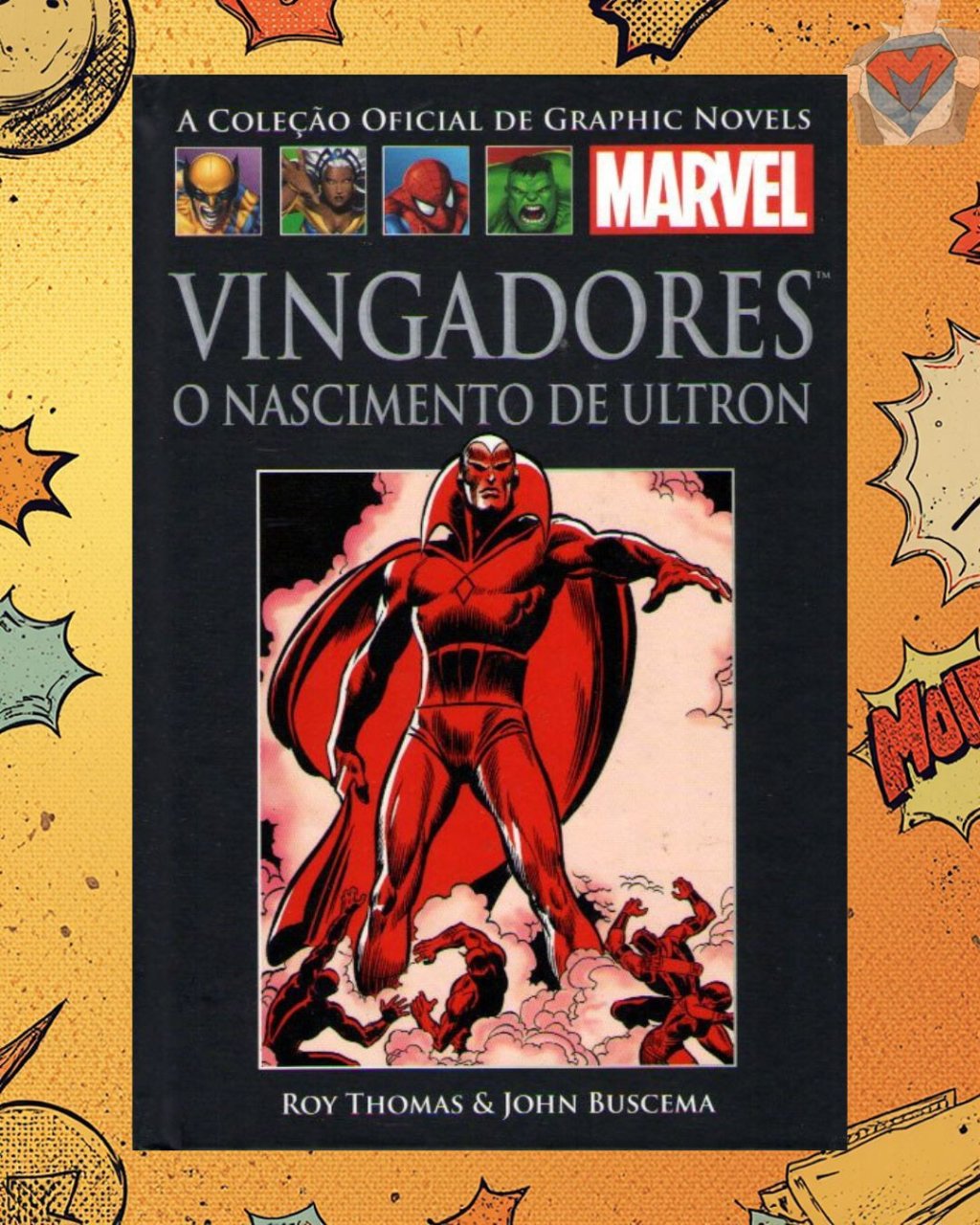 A Coleção Oficial de Graphic Novels Marvel - Clássicos XII Vingadores : O Nascimento de Ultron ( Capa Dura )
