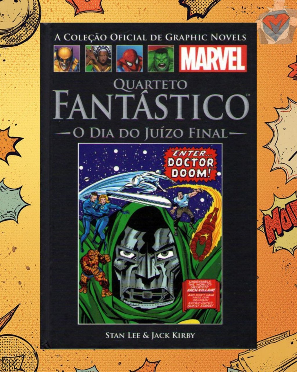 A Coleção Oficial de Graphic Novels Marvel - Clássicos Vol. V Quarteto Fantástico O Dia do Juízo Final ( Capa Dura )