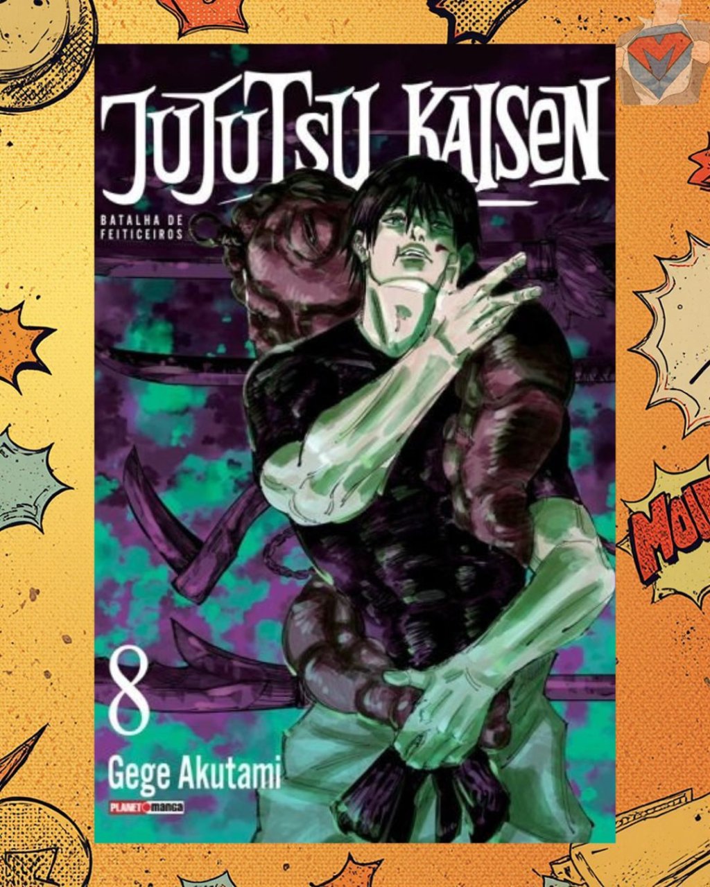 Jujutsu Kaisen - Batalha de Feiticeiros Nº 08 ( Gege Akutami )