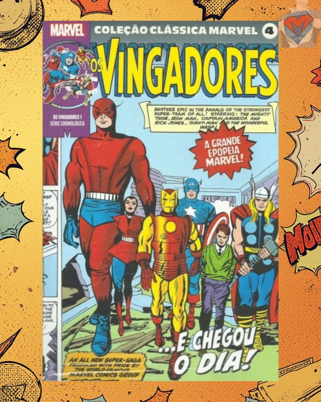 Coleção Clássica Marvel Vol. 04 - Vingadores Vol. 01