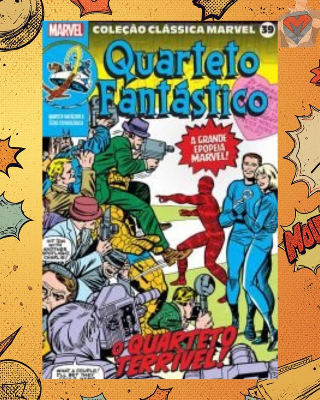 Coleção Clássica Marvel Vol. 39 - Quarteto Fantástico Nº 08