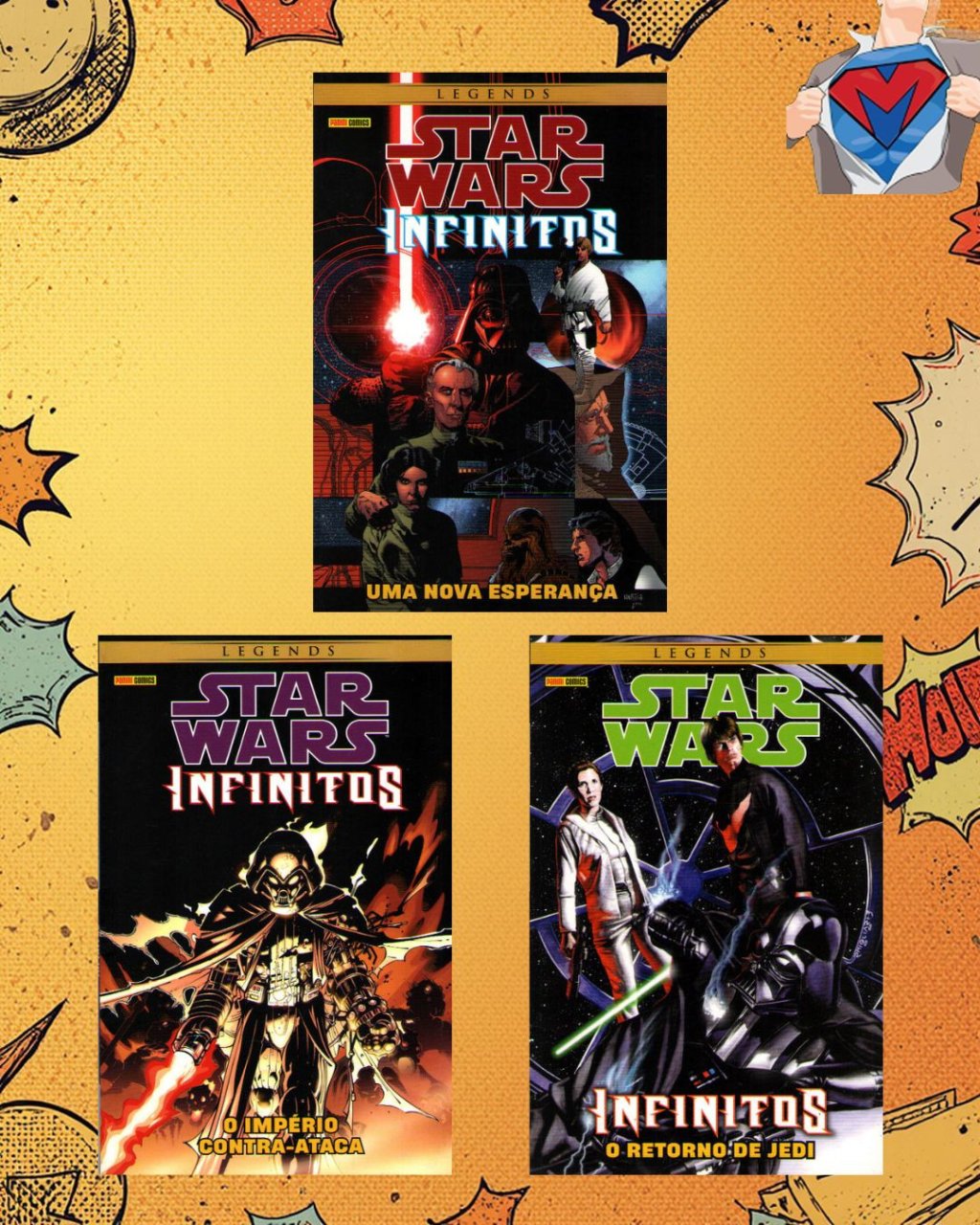 Star Wars Legends : Infinitos Vol. 01 ao Vol. 03 ( Completa )