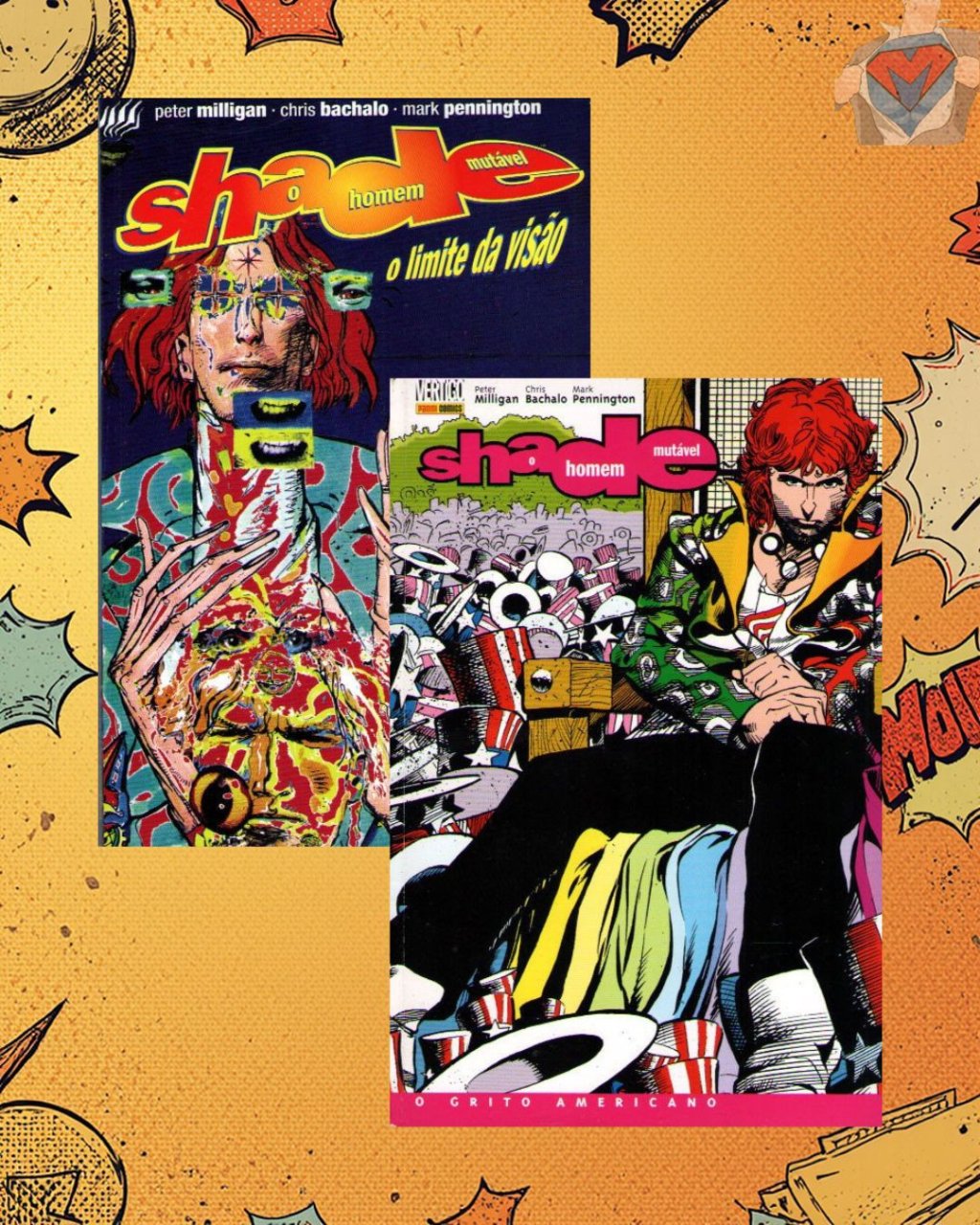 Shade: O Homem Mutável Vol. 01 e Vol. 02