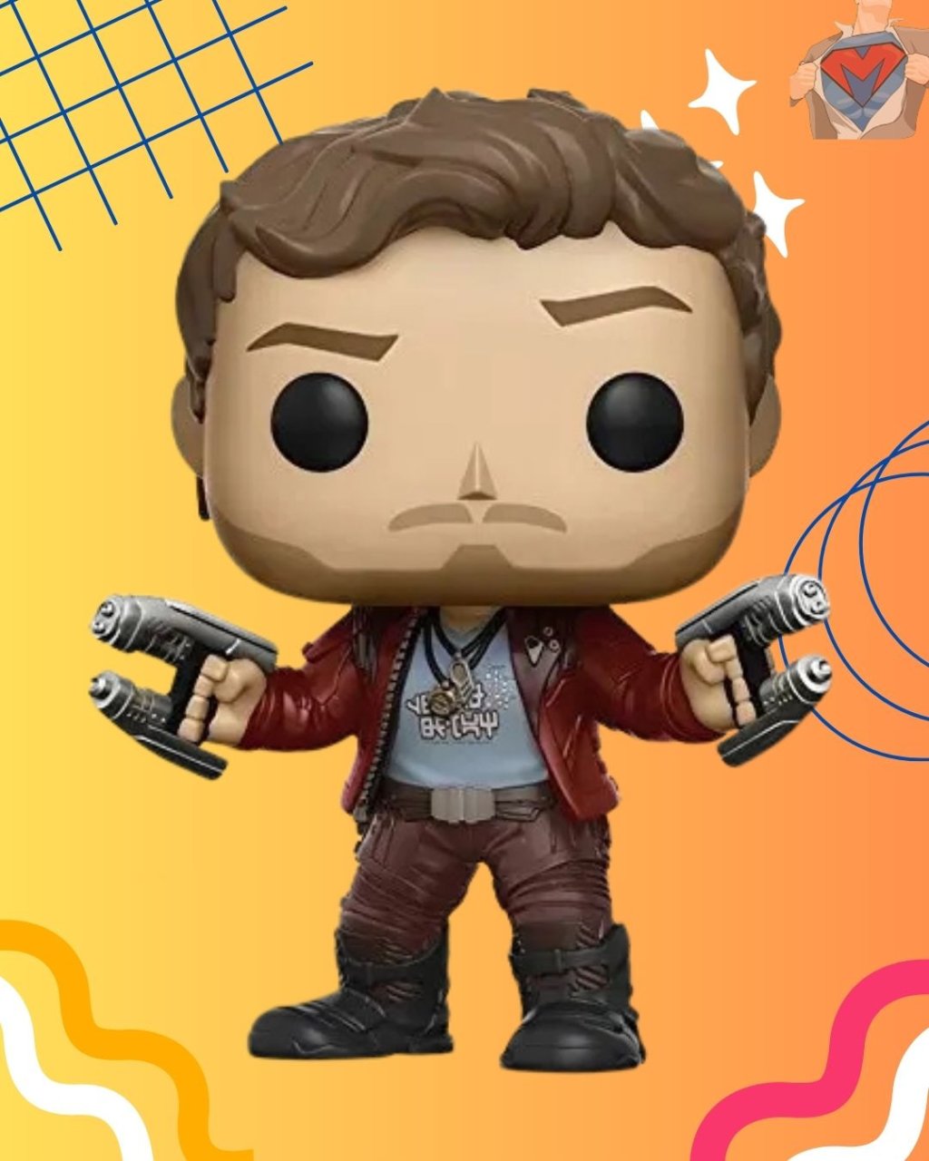 Funko Pop - Peter Quill - Star Lord - Guardiões Da Galáxia