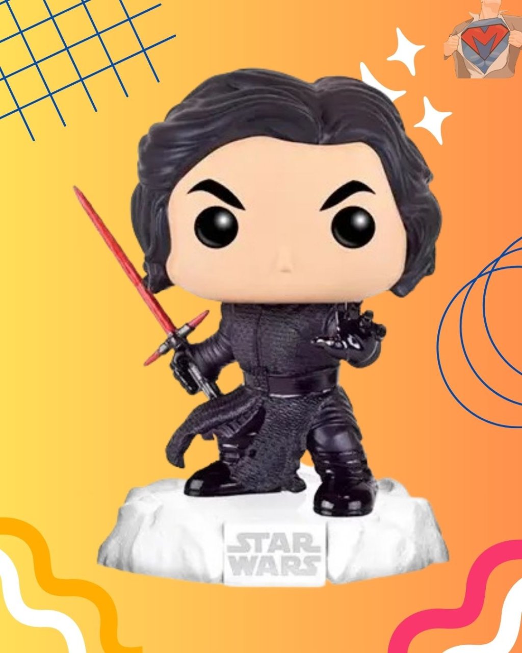 Funko Pop - Star Wars - Kylo Ren ( Caixa não inclusa )