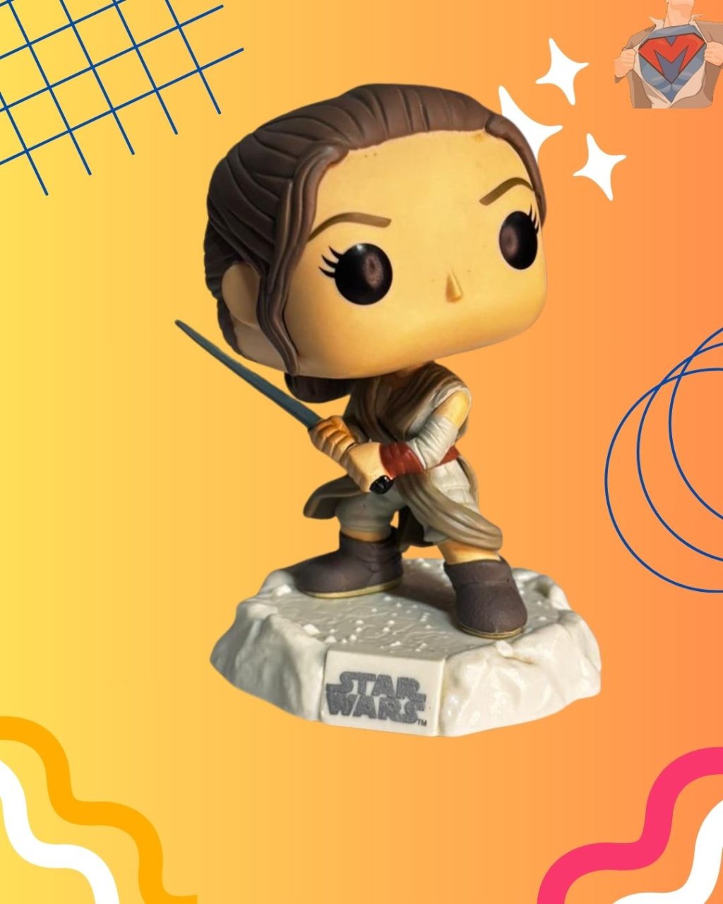 Funko Pop - Star Wars - Rey ( Caixa não inclusa )