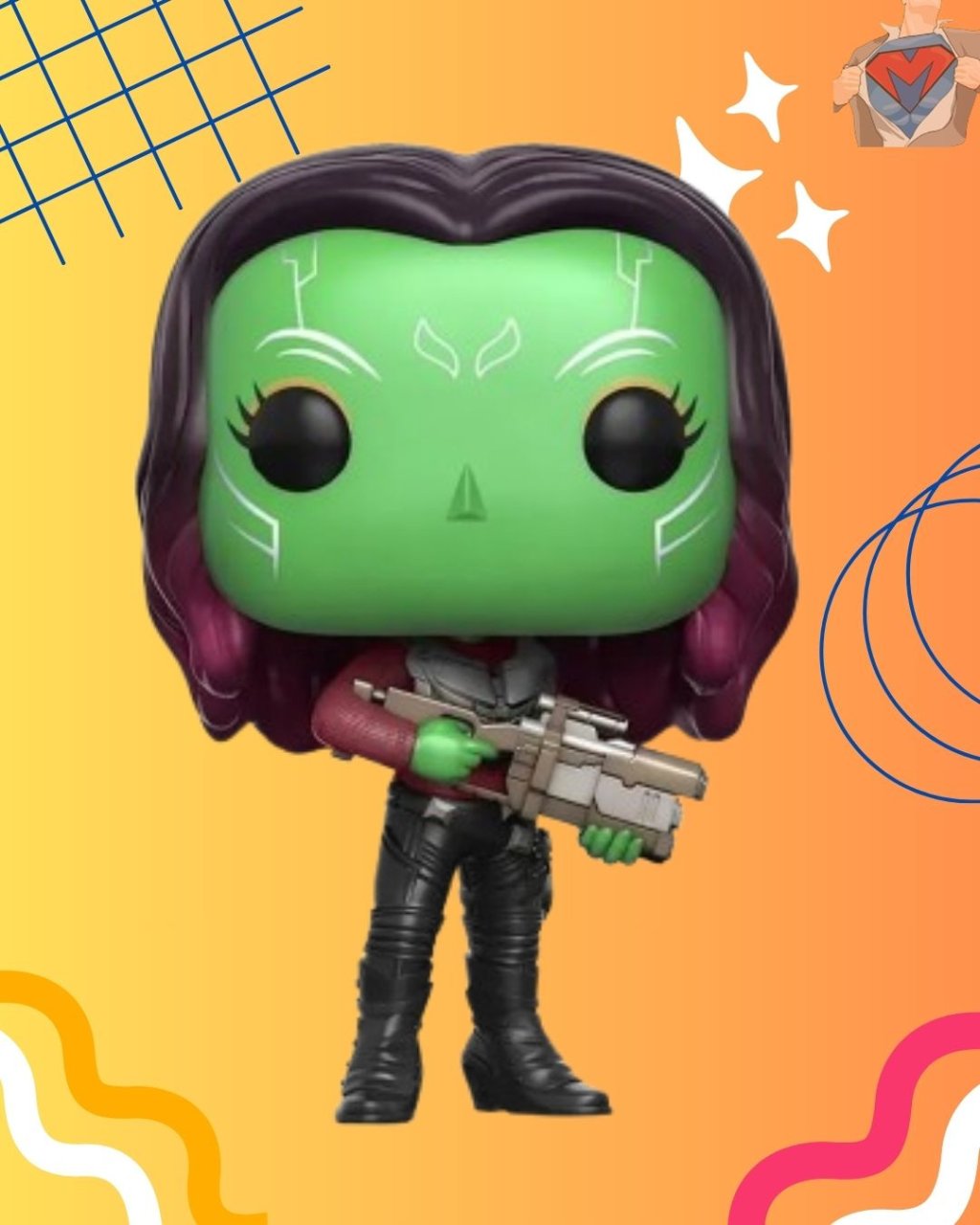 Funko Pop - Gamora - Guardiões da Galáxias ( Caixa não inclusa )