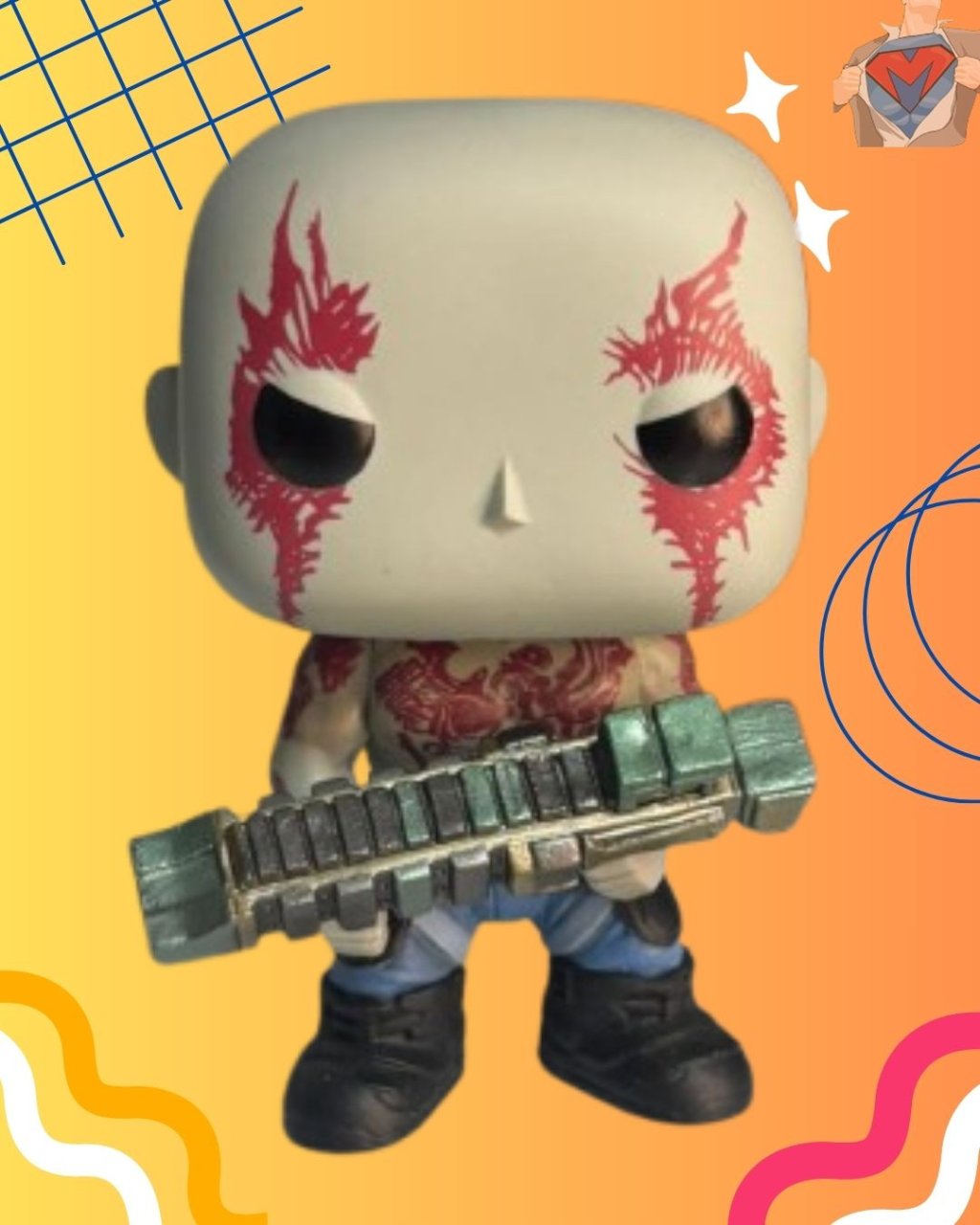 Funko Pop - Drax - Guardiões da Galáxia ( Caixa não inclusa )