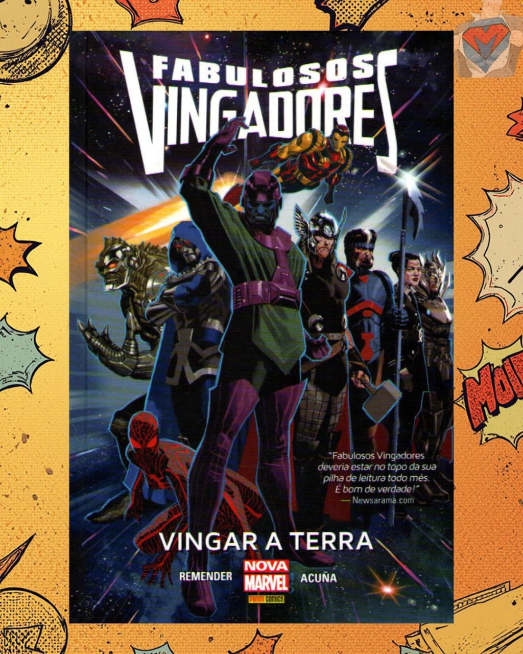 Fabulosos Vingadores: Vingar A Terra ( Capa Dura )