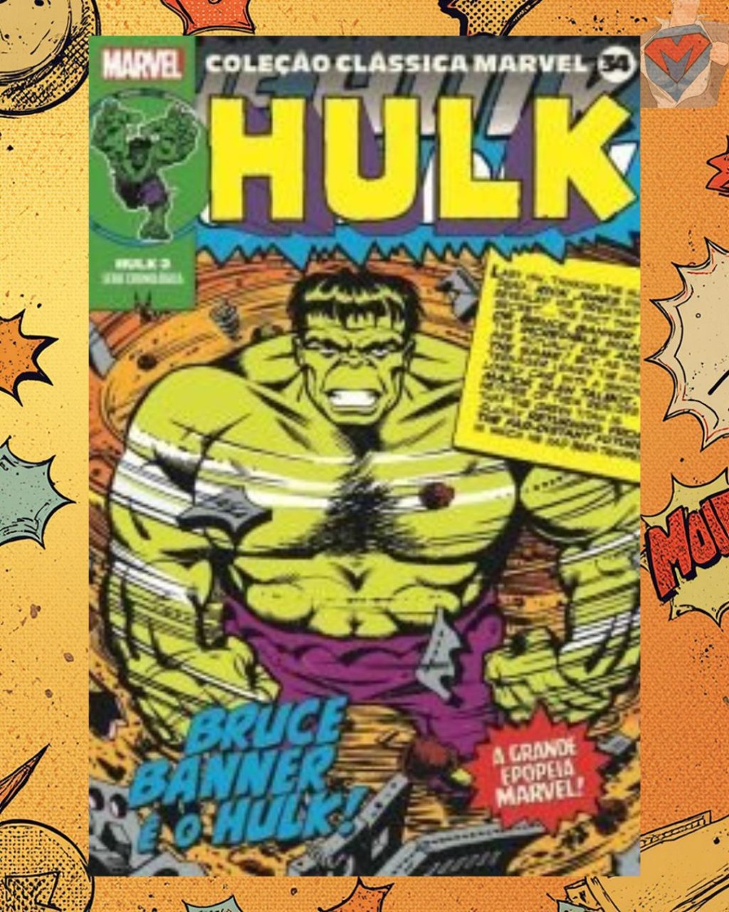 Coleção Clássica Marvel Vol. 34 - Hulk Nº 03