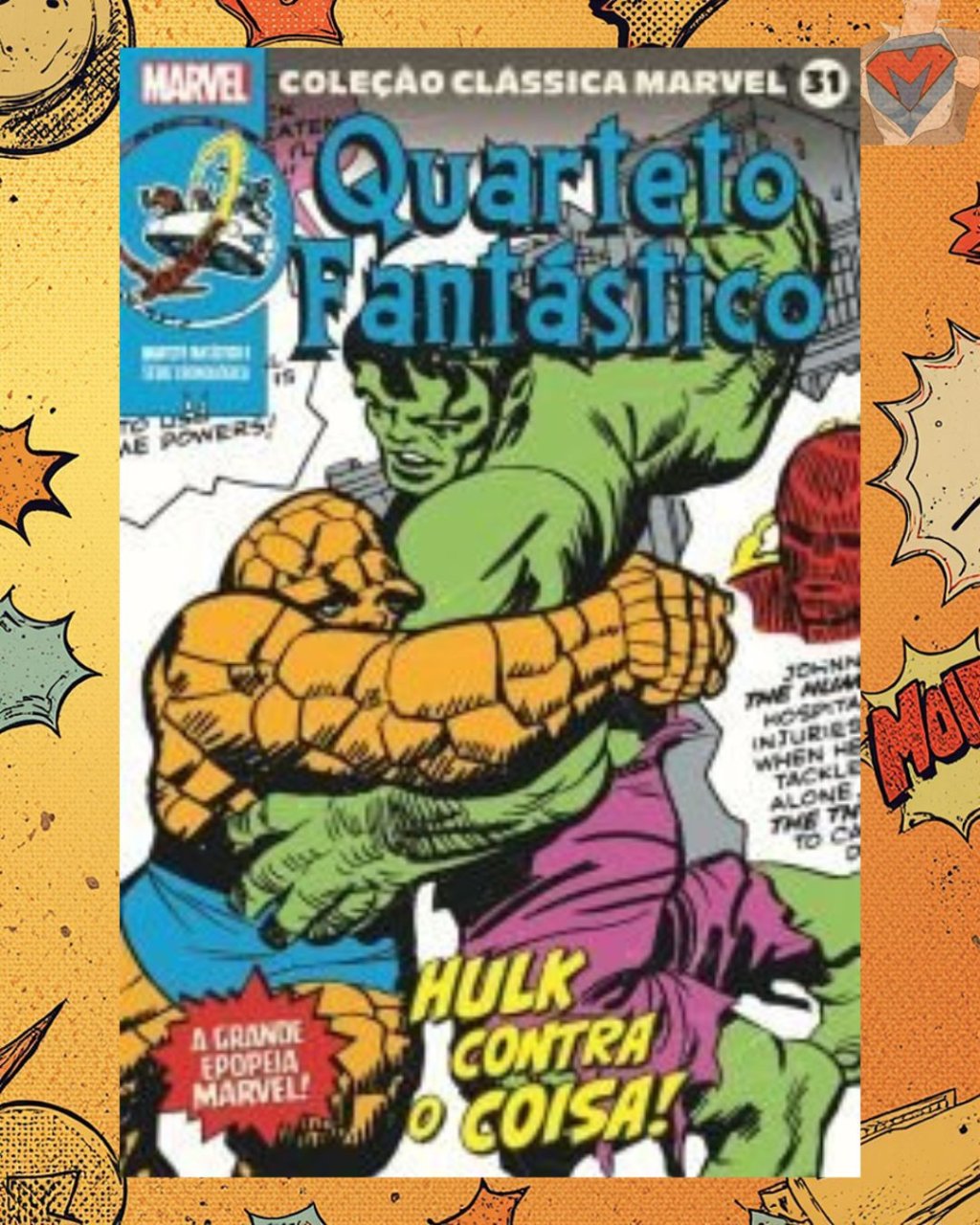 Coleção Clássica Marvel Vol. 31 - Quarteto Fantástico Nº 06