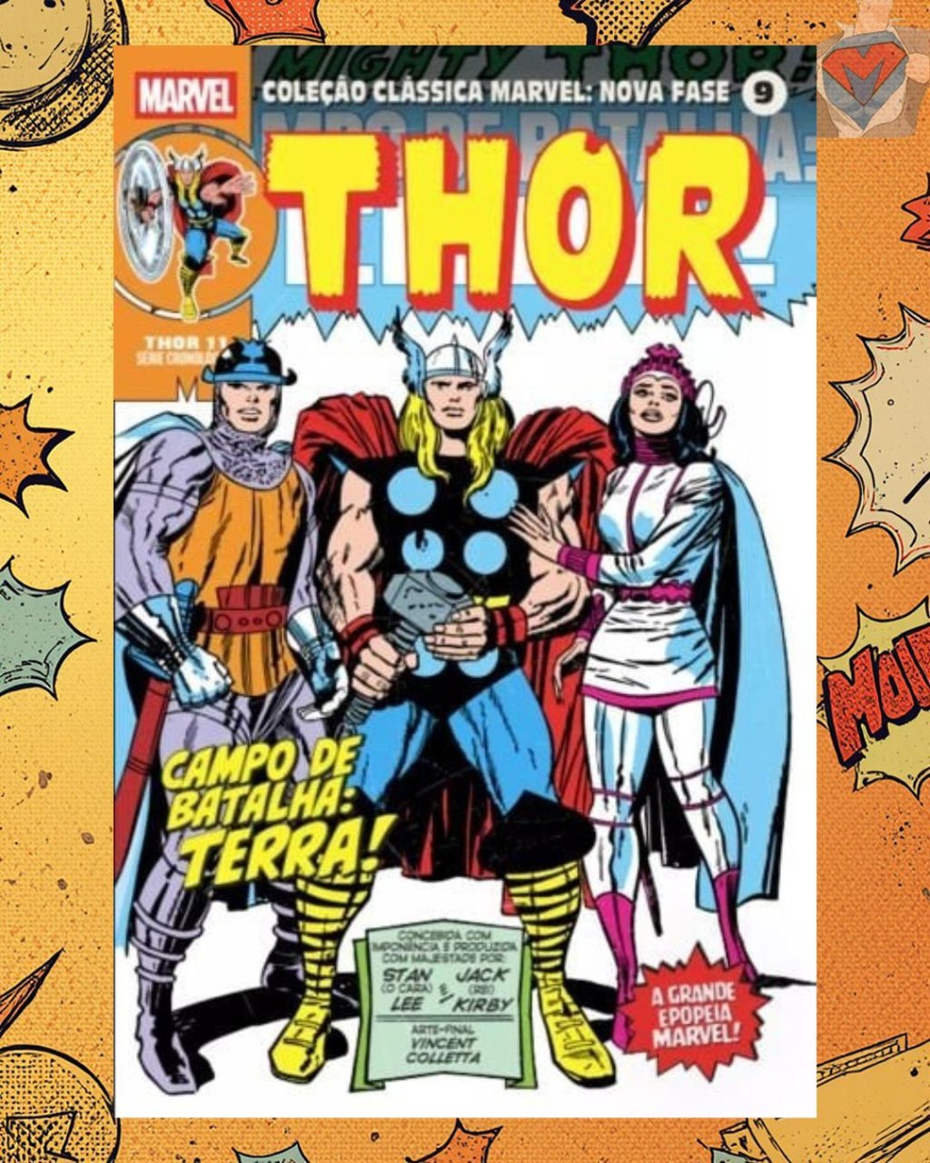 Coleção Clássica Marvel: Nova Fase Vol. 09 - Thor 11 - Campo De Batalha: Terra!