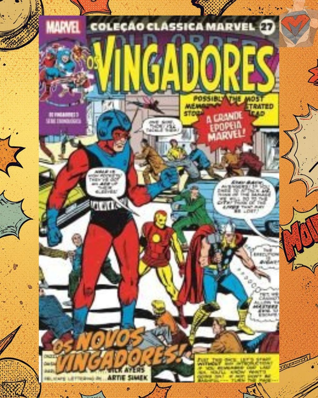 Coleção Clássica Marvel Vol. 27 - Vingadores Nº 03