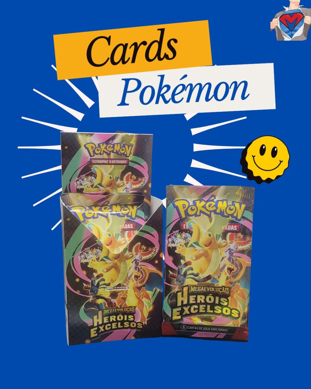 Pokémon - Heróis Excelsos - Booster Pack