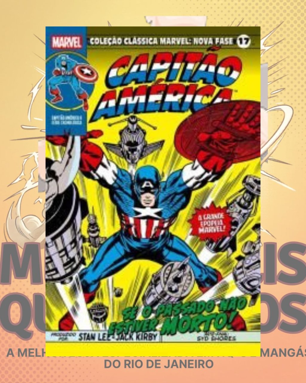 Coleção Clássica Marvel: Nova Fase Vol. 17 - Capitão América Nº 06