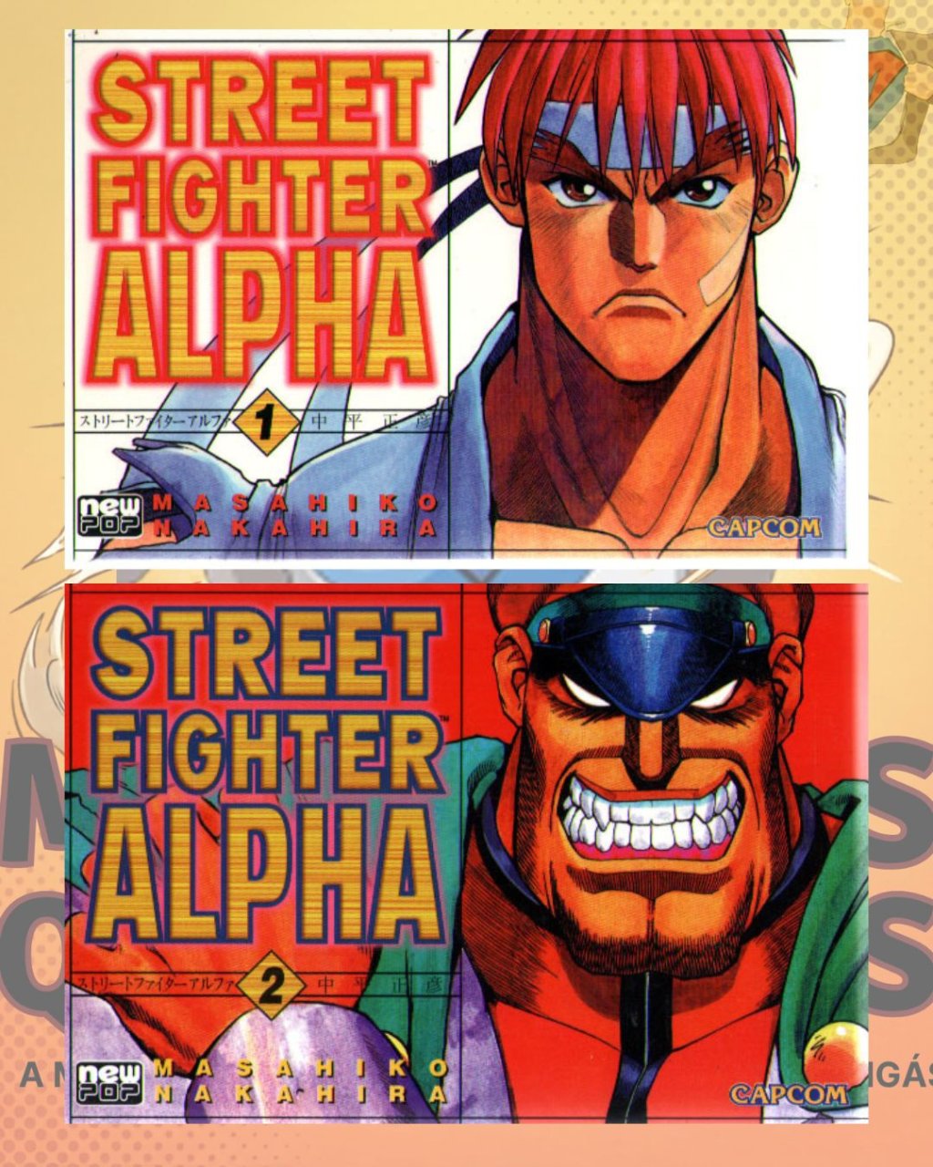 Street Fighter Alpha Vol. 01 e Vol. 02 ( Completa )