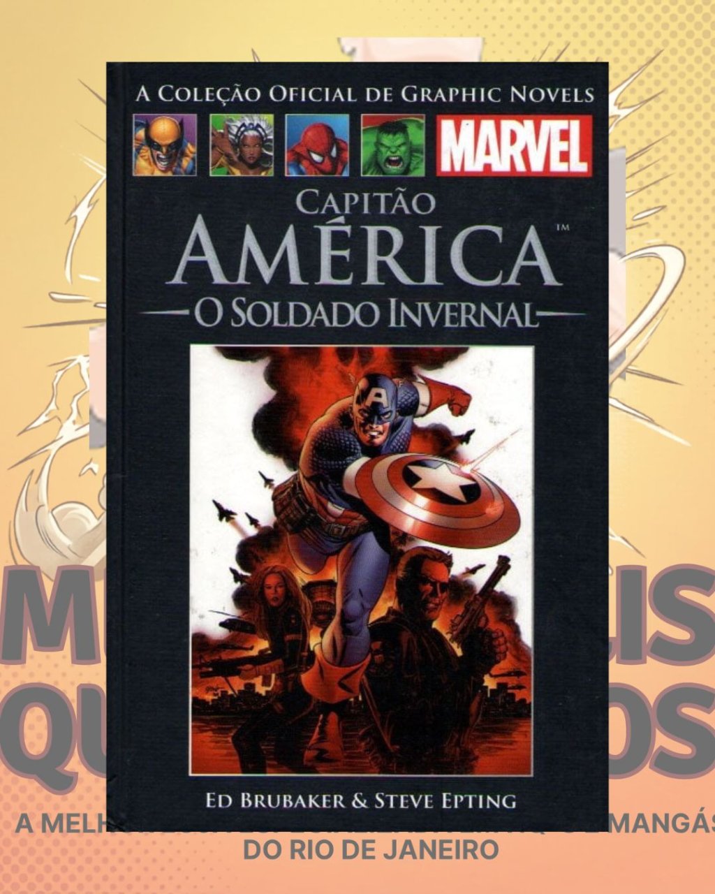 A Coleção Oficial de Graphic Novels Marvel Vol. 45 - Capitão América: O Soldado Invernal ( Capa Dura )