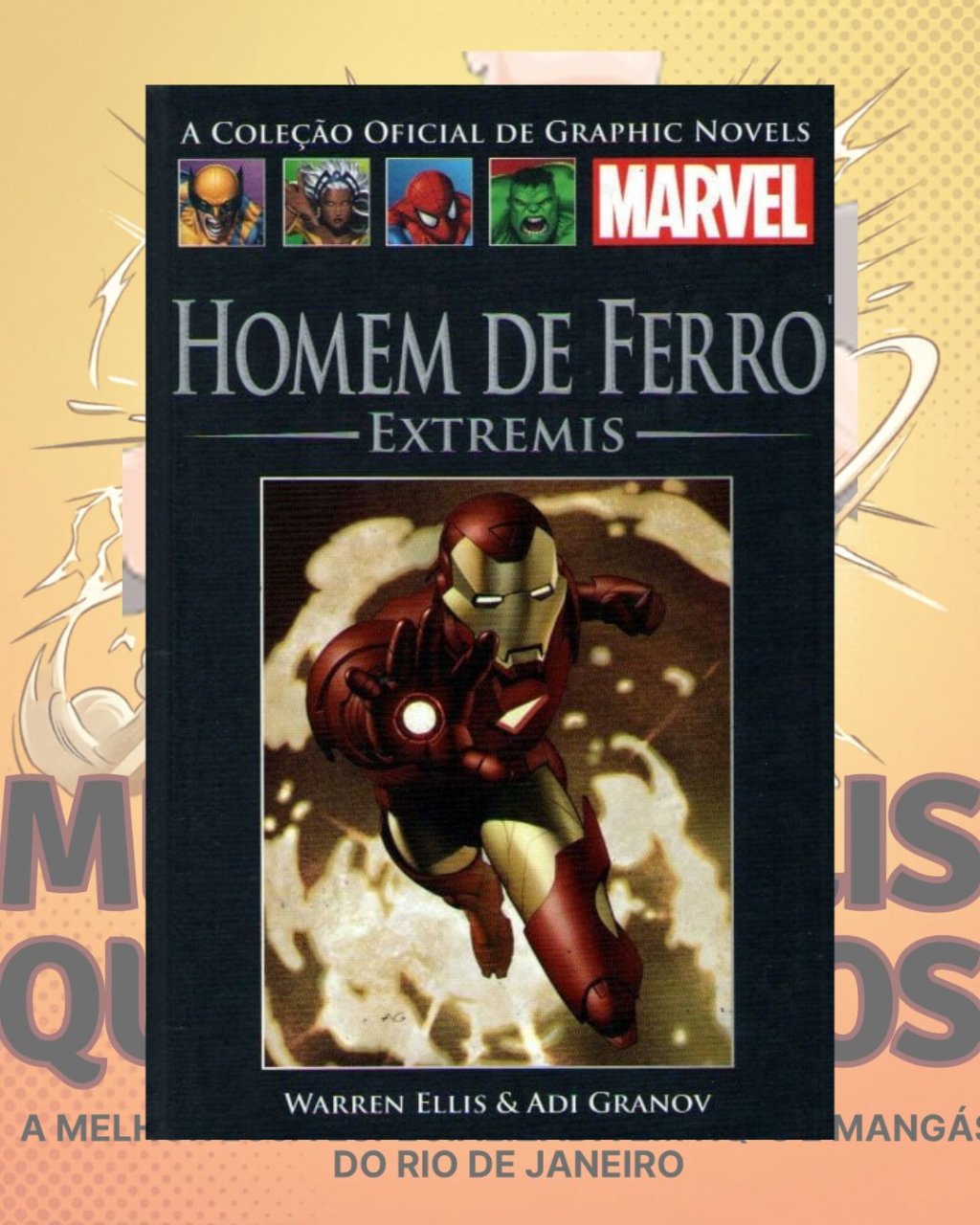A Coleção Oficial de Graphic Novels Marvel Vol. 43 - Homem de Ferro: Extremis