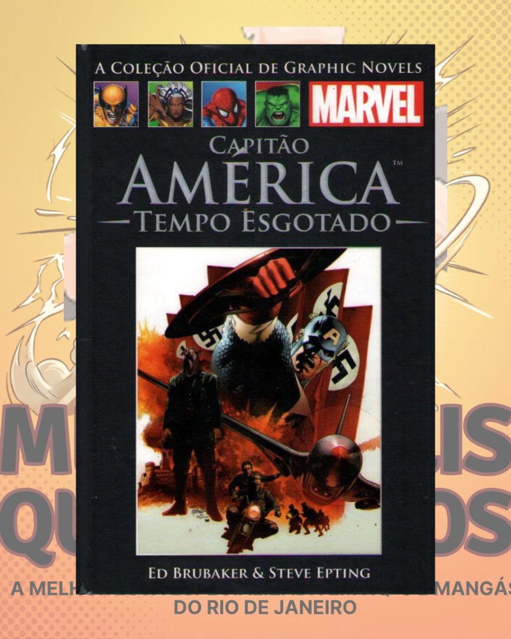 A Coleção Oficial de Graphic Novels Marvel Vol. 44 - Capitão América Tempo esgotado ( Capa Dura )