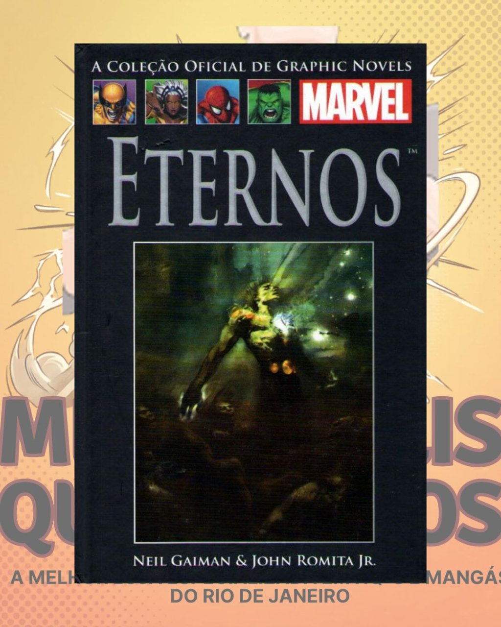 A Coleção Oficial de Graphic Novels Marvel Vol. 54 - Eternos ( Capa Dura )