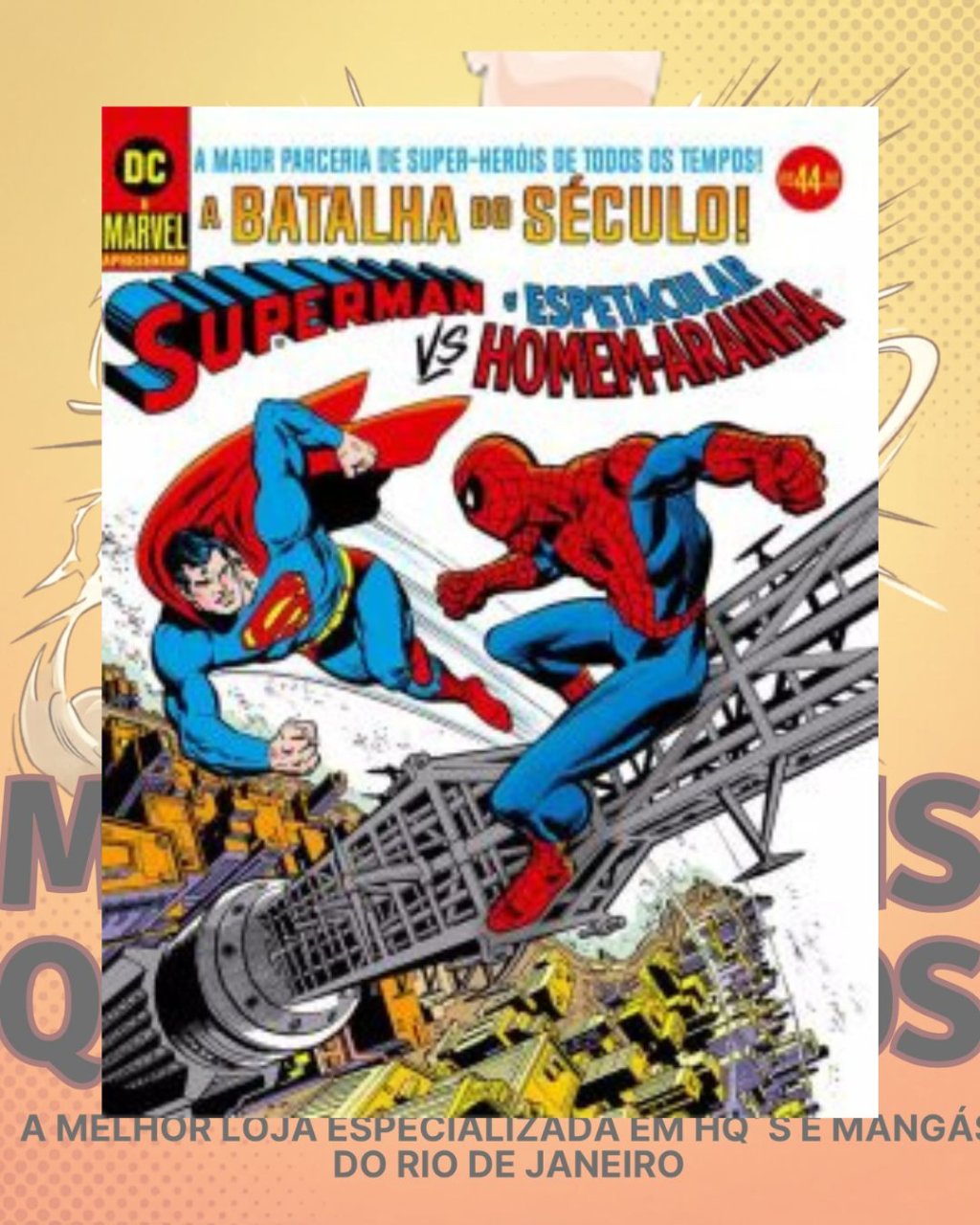 Encontros Clássicos DC e Marvel: Superman Vs. Homem Aranha - Edição Comemorativa 50 Anos